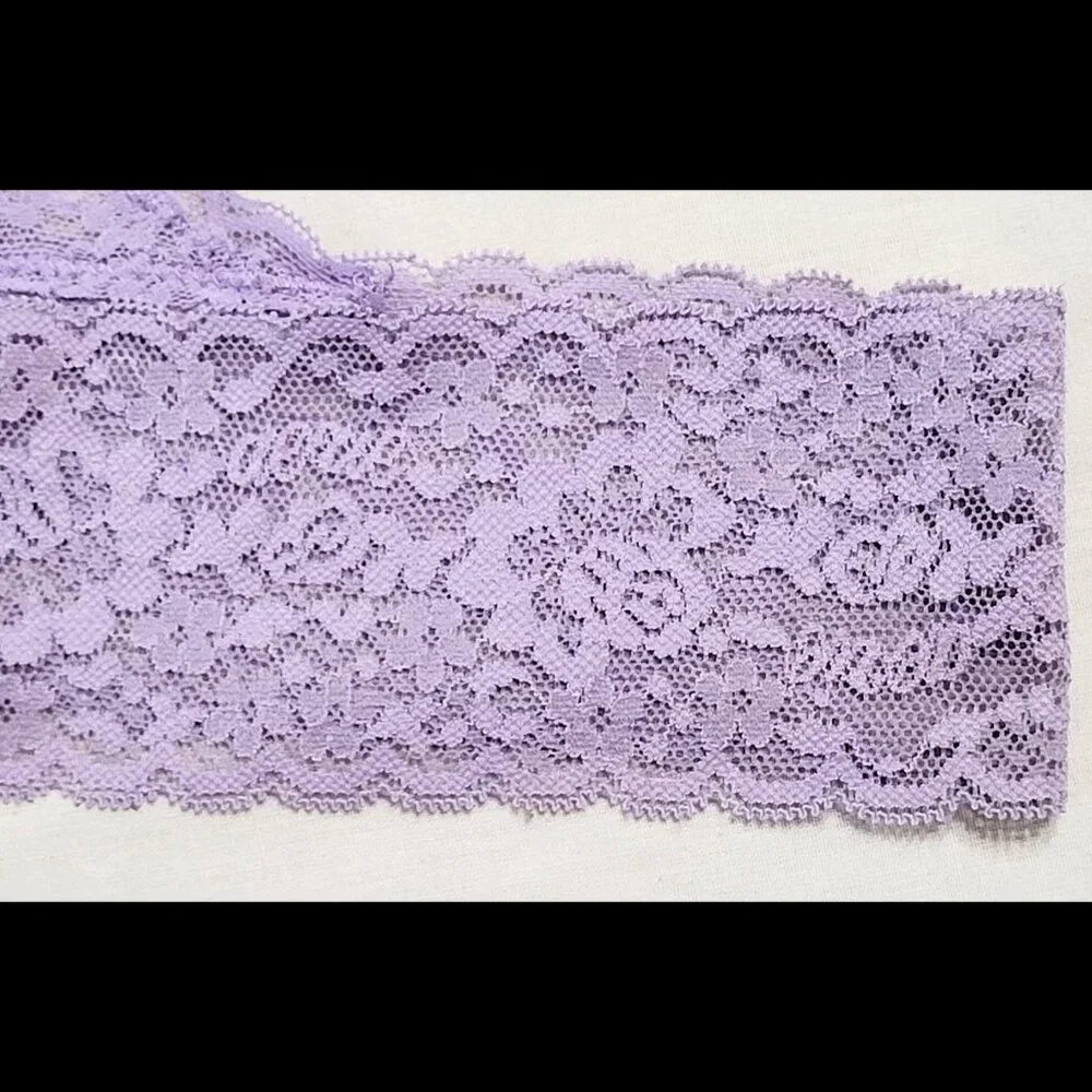 NWOT Women's Aerie Purple Lace Thong Size M Sexy - Picture 7 of 7